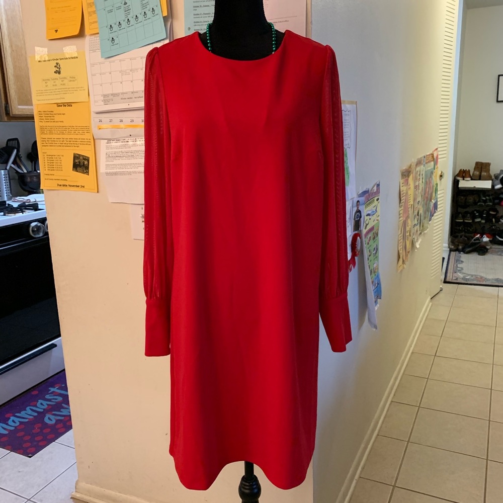 Red dress size 8